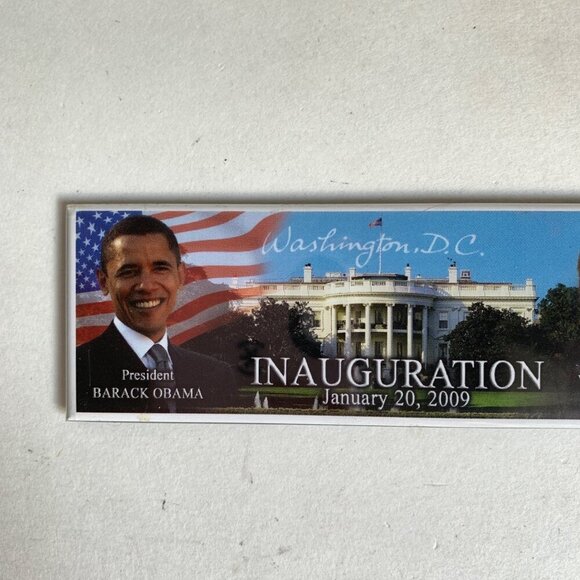 2009 Barack Obama Joe Biden Inauguration Magnet - Picture 2 of 4